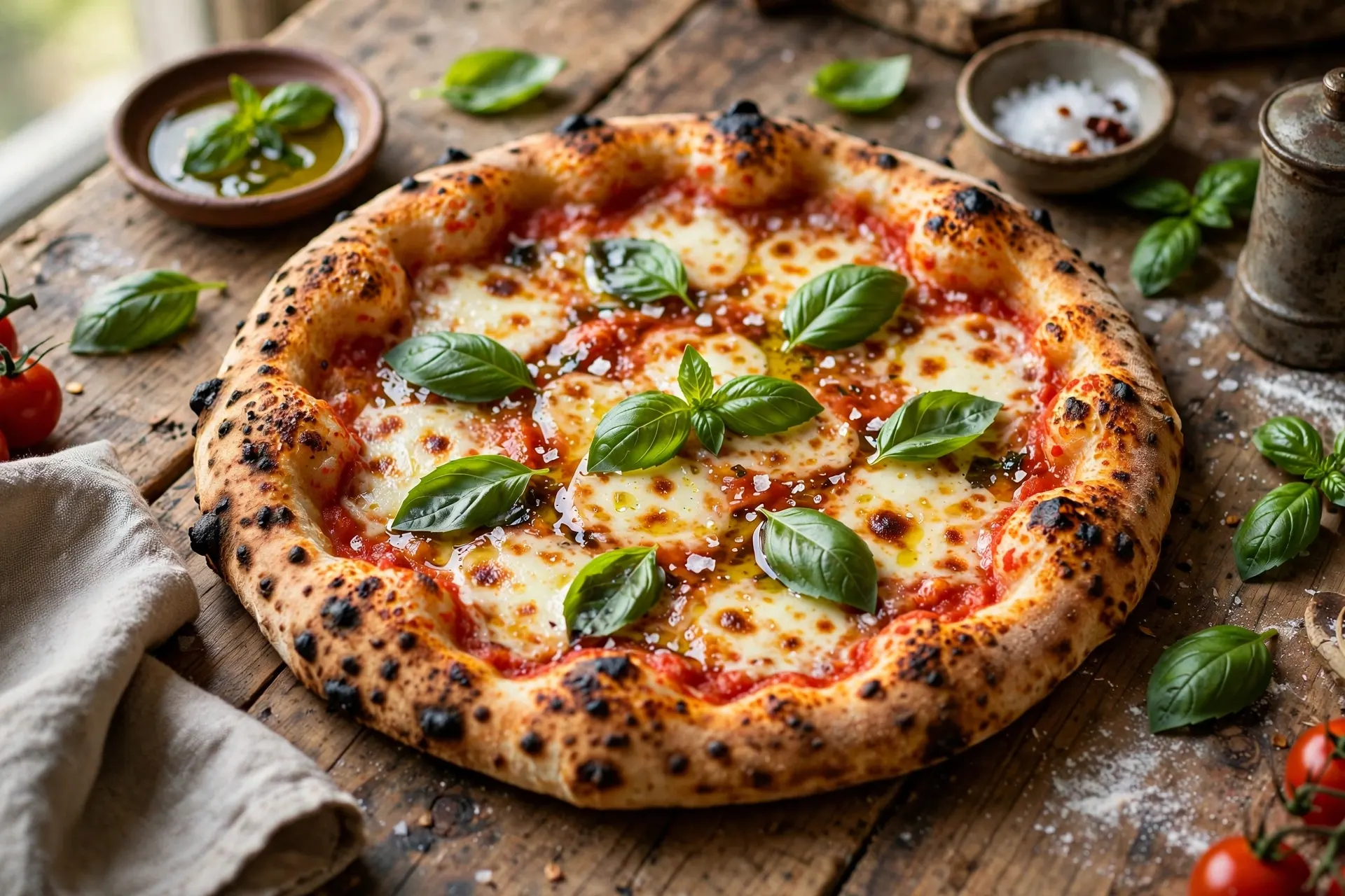 Wood-fired Margherita pizza - a top pick across Queensland.