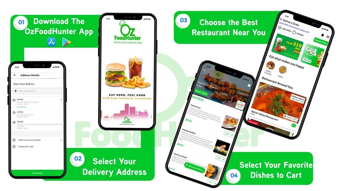 How to Use OzFoodHunter App