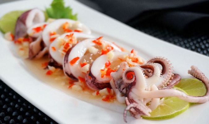 Thai Style Squid