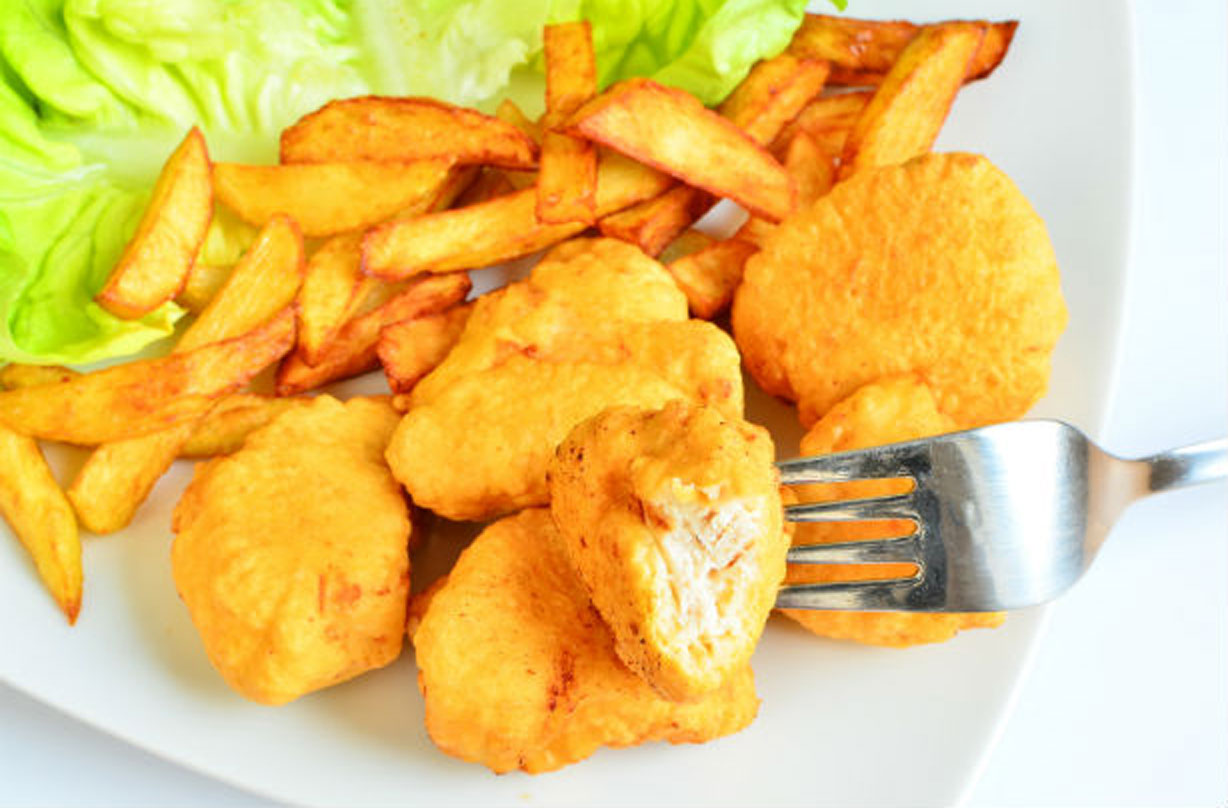 Chicken Nuggets and Chips - GF