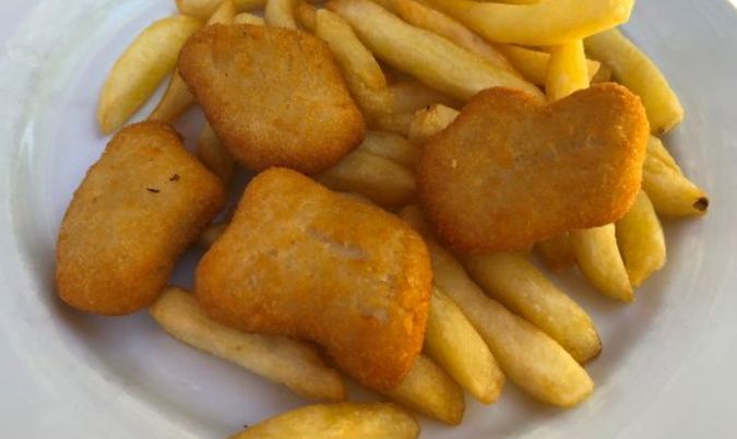 Chicken Nuggets and Chips