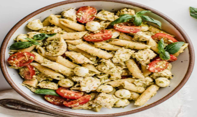Chicken Pesto and Pasta Salad