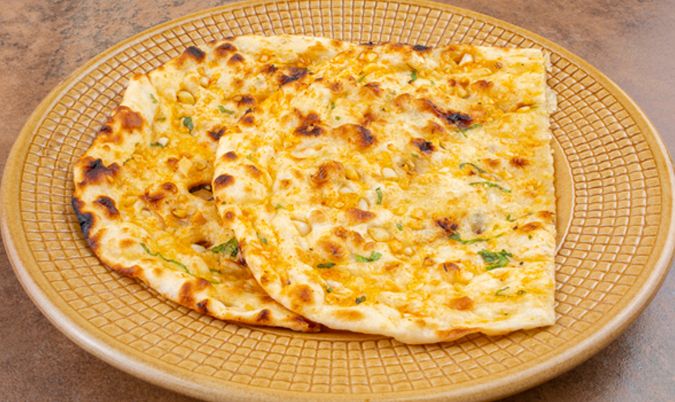 Cheese & Garlic Kulcha (FN, C)