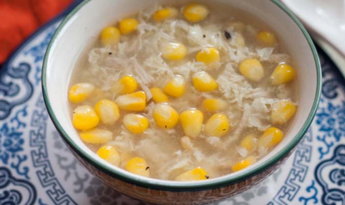 Sweet Corn Soup with Chicken