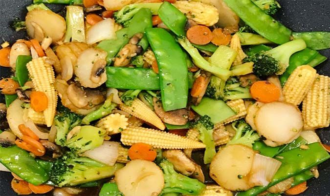Stir Fried Mixed Chinese Vegetable