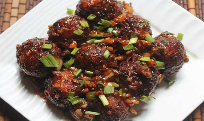 Veg Manchurian Dry