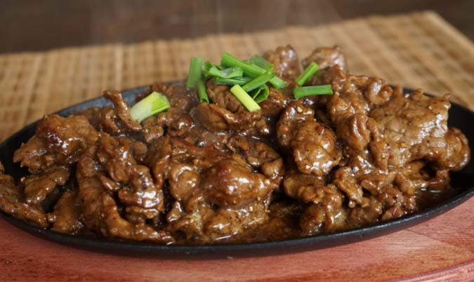 Beef with Black Pepper Sauce