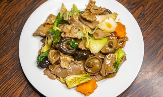 Chinese mushroom & veg