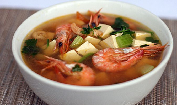 Seafood and Tofu Soup
