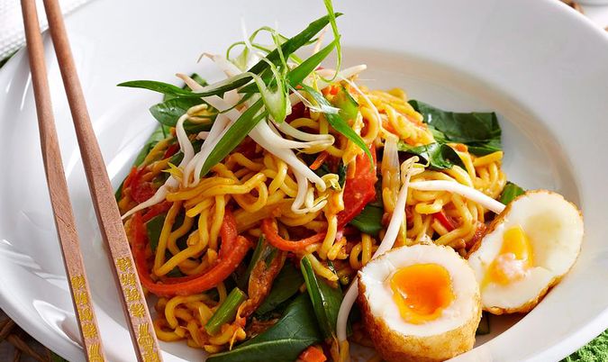 Vegetarian Singapore Noodles