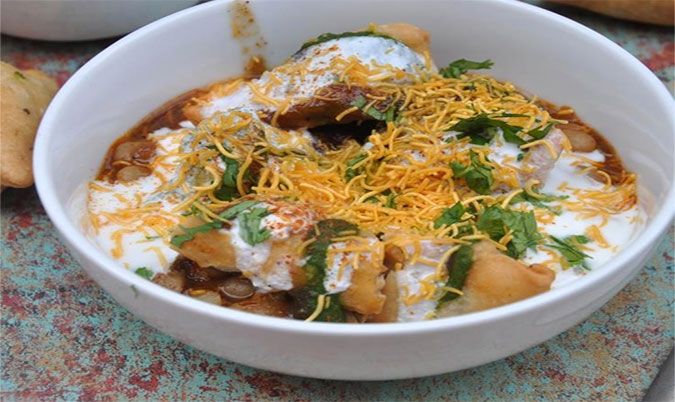 Samosa Chaat with Cole