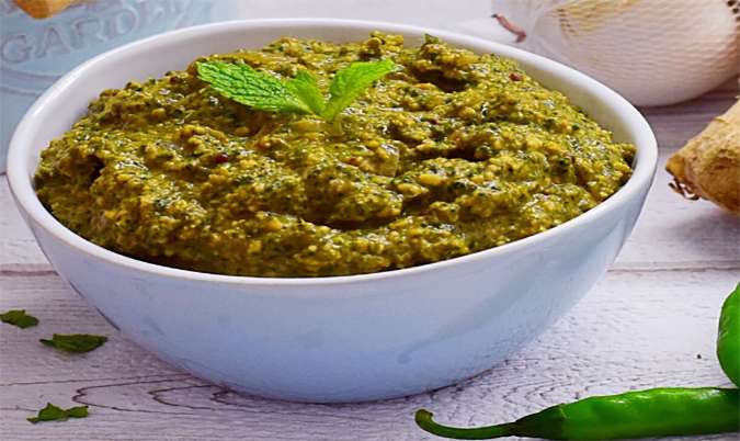 Mint Chutney and Pickles