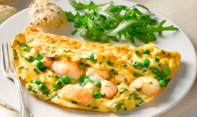 King Prawn Omelette