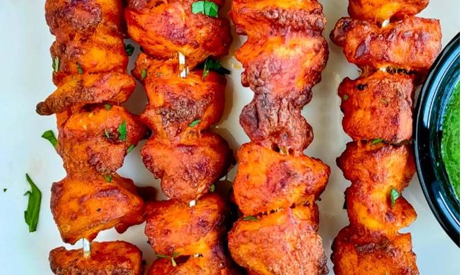 Tandoori Chicken Tikka (4 per serve)