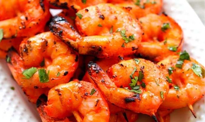 Tandoori Garlic Prawns (6 per serve)