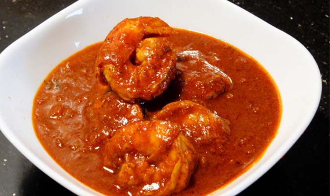 Prawn Vindaloo (Hot)