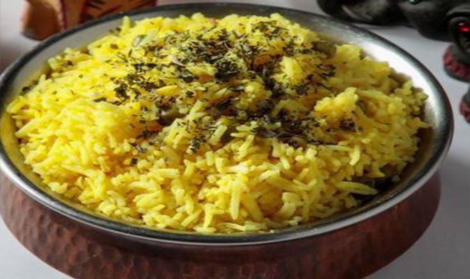 Steamed Saffron Rice