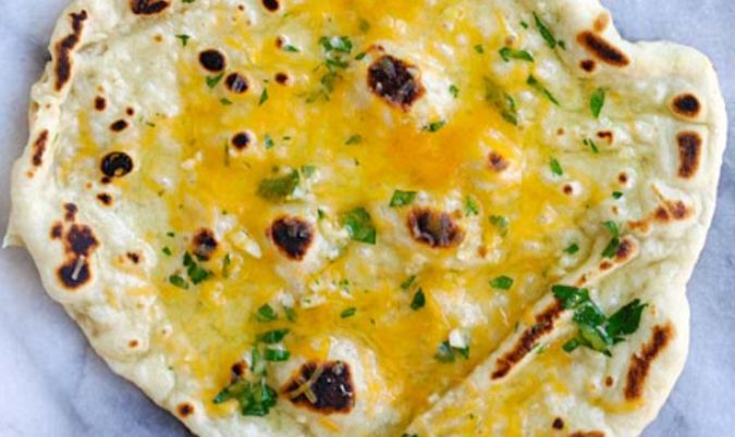 Cheese and Garlic naan