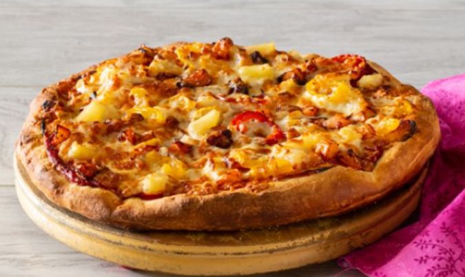 Punjabi Ham & Pineapple Pizza