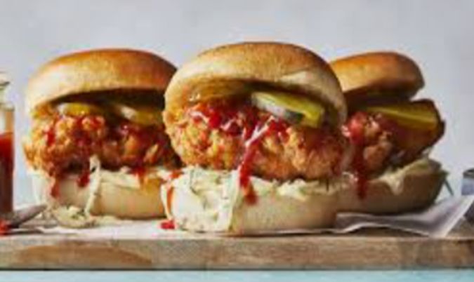 Korean Fried Chicken Burger