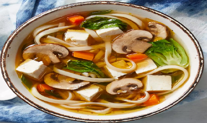 Plain Udon Soup (Vegan)