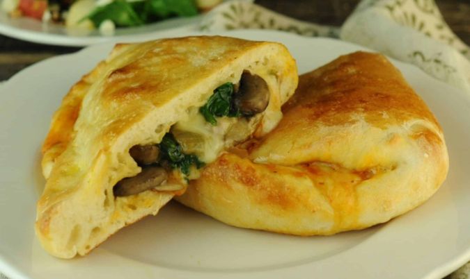 Feta & Baby Spinach Calzone (Pizza Pocket)