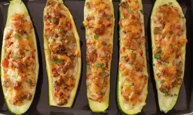 Stuffed Zucchini (GF) (DF)