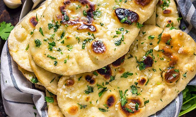 Garlic naan