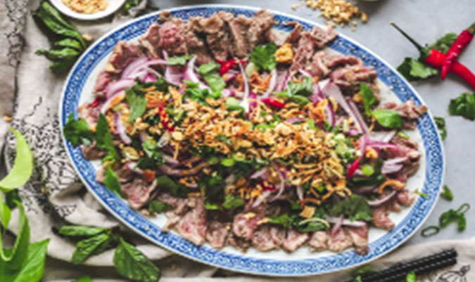 Rare Beef Lemon Vietnamese Salad