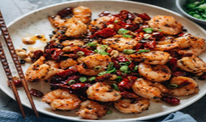 King Prawns Szechuan Stir Fry