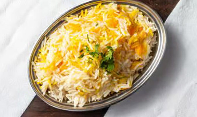 Saffron Steamed Rice