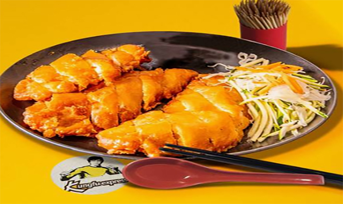 Crispy Chicken with Rice