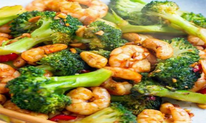 King Prawn with Broccoli