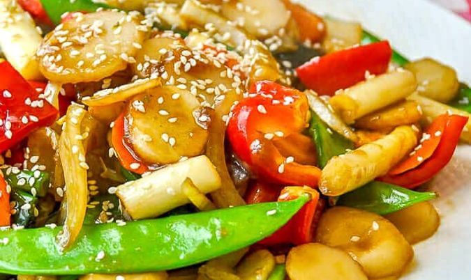 Mixed Vegetables and black bean sauce