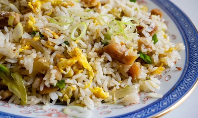 Salty Fish Chicken Fried Rice