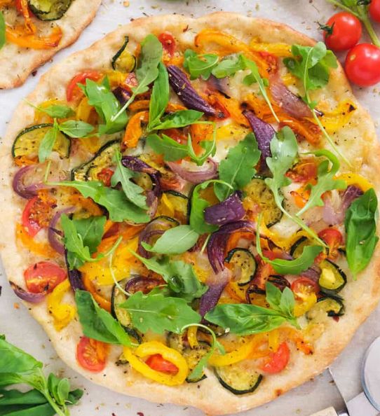 Half 'n' Half Gourmet Vegetarian Pizza (Large)