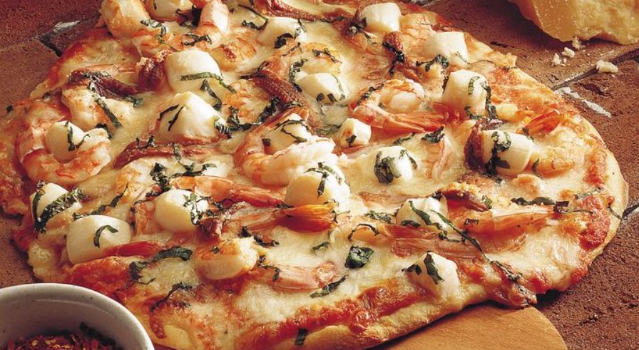 Half 'n' Half Gourmet Seafood Pizzas