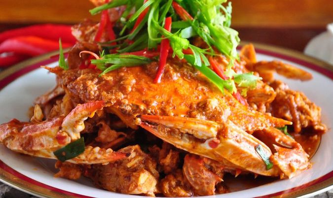 Singapore Chilli Sauce Seafood Combination