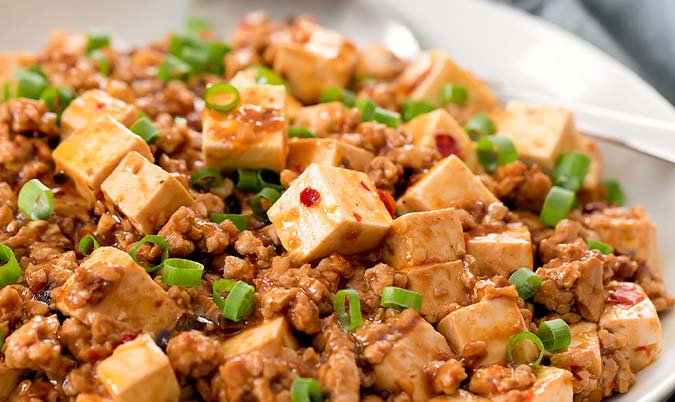 Ma Po Tofu (Without Minced Pork)