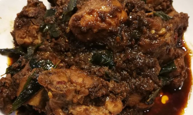 Kum Heong Chicken With Rice