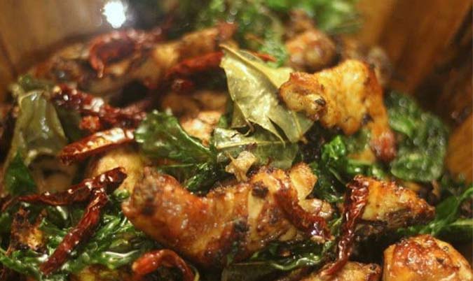 Thai Herbal Fried Combo (Chicken & Pork)