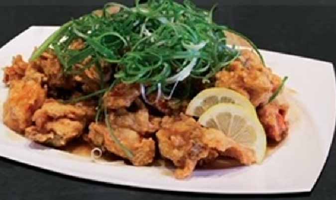 Fried Chicken with Spring Onion