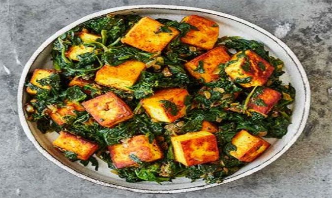 Paneer, Aloo or Vegetable Saag