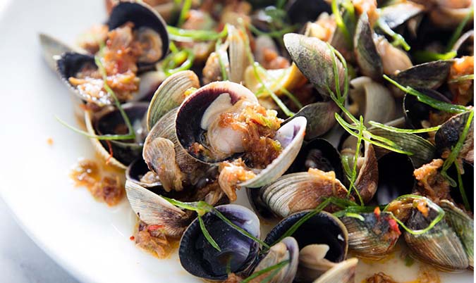 Stir Fried Mussels