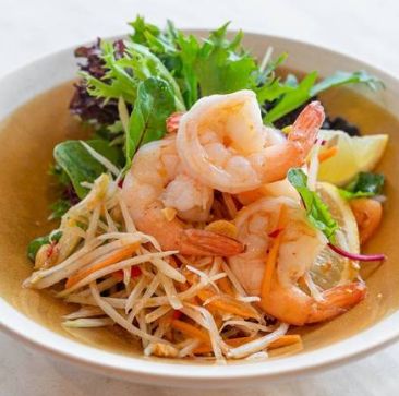 Som Tum Prawns or Seafood