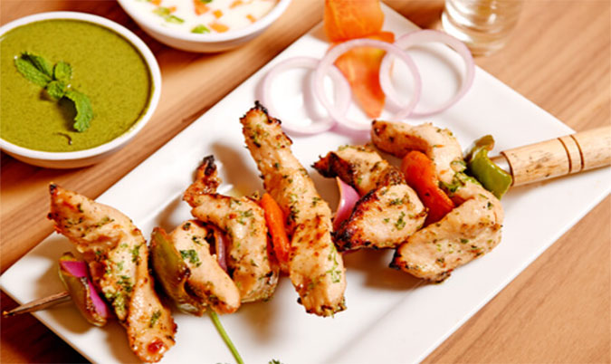 Chicken Reshmi Kababs