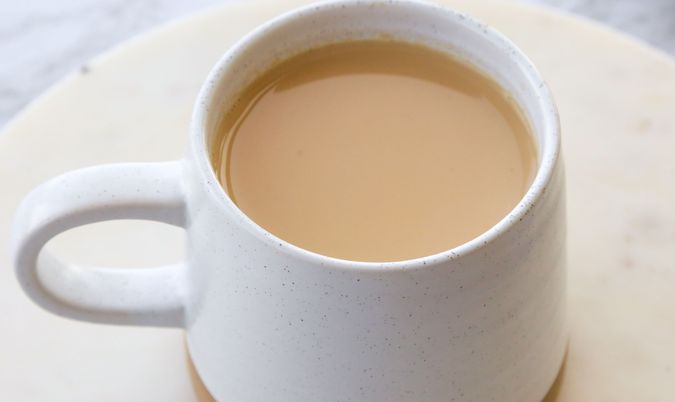 Chai ( brewed with milk )