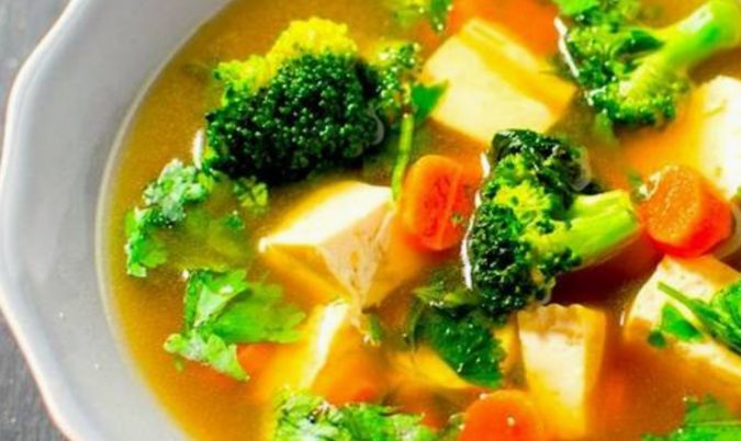 Mixed Vegetable Noodle Soup