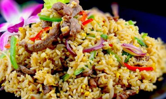 Fried Rice with Beef & Capsicum