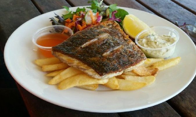 Fish, Chips and Salad